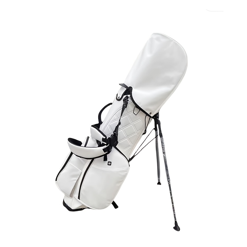 14 way adjustable double straps golf stand bag pu lightweight multi   club bag magnetic pocket 4   pockets Product details 2
