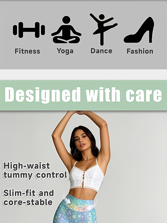 Leggings de yoga de tiro alto para mujer con control de abdomen y efecto levantacola, tipo campana y pierna estrecha - Estampado de leopardo degradado, suaves y elásticos para entrenamiento, adecuados para gimnasio, correr, atuendo casual, pantalones tipo campana no transparentes con bolsillos para