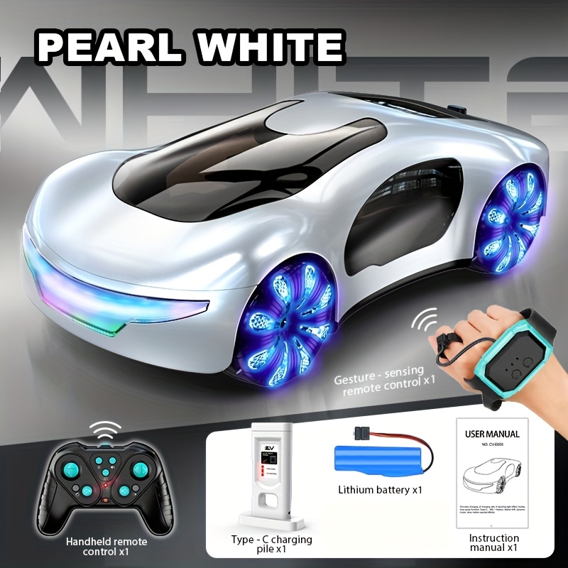 New Gesture-sensing Children' Toy, Dual Spray, Drive, Stunt Car, Rc Sports Car, Boy's Gift, Gift For , Advanced Racing Car
