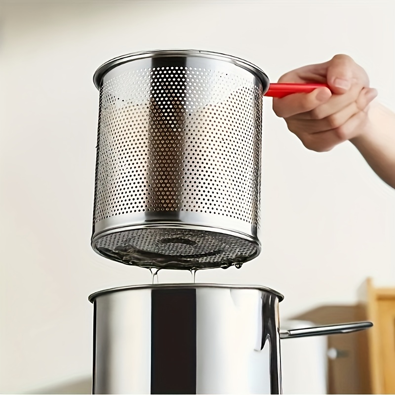 Stainless Steel Mini Deep Fryer Removable Oil Strainer Temu