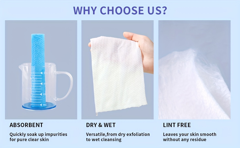 480 Count Boledy Soft Facial Towel, Large Thick Cotton Facial Tissue, Lint Free Face Cleansing Wipes, Ultra Absorbent Disposable Face Towel, Makeup Removing Wipes for Sensitive Light Beige, Dry Wipe ( 6 packs)