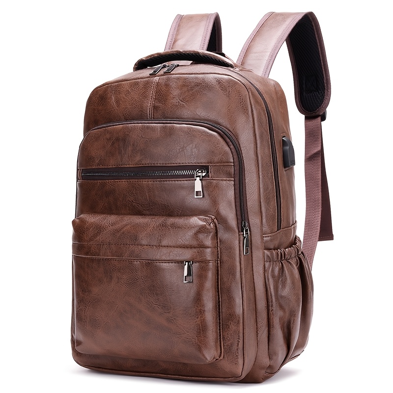 fashion large capacity 15 6 inch laptop compatible mens computer backpack
