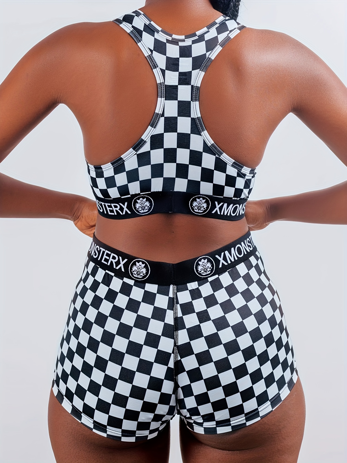 girls activewear sets top shorts monster graphic Temu Canada