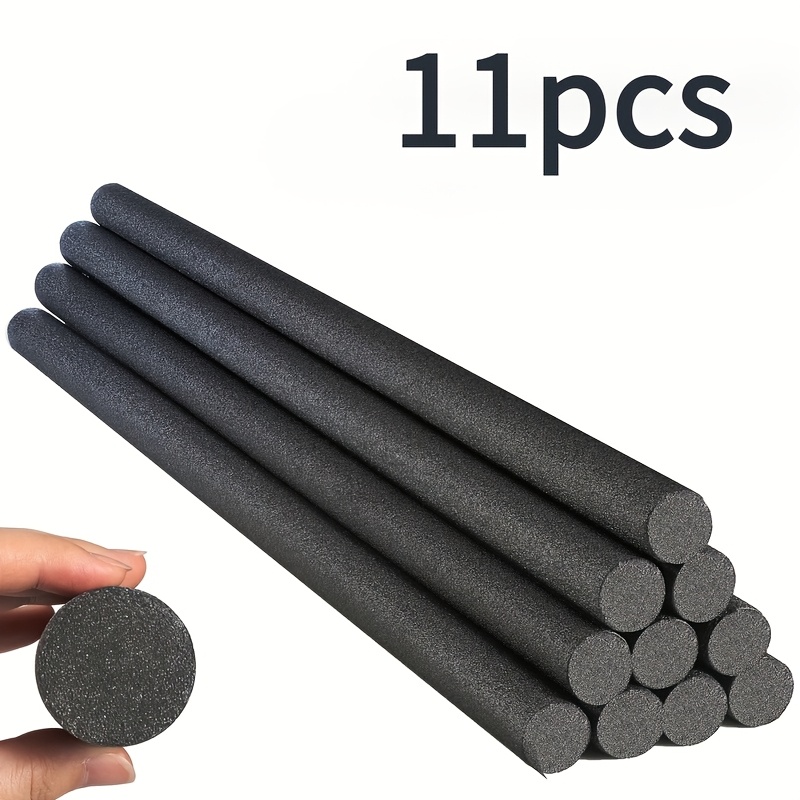 TEMU 11pcs Black Sticks Set, Foam Rods For Diy Crafts, Party Supplies, Wedding Decorations, , Home Decor, Classroom Activities, Birthday Parties And