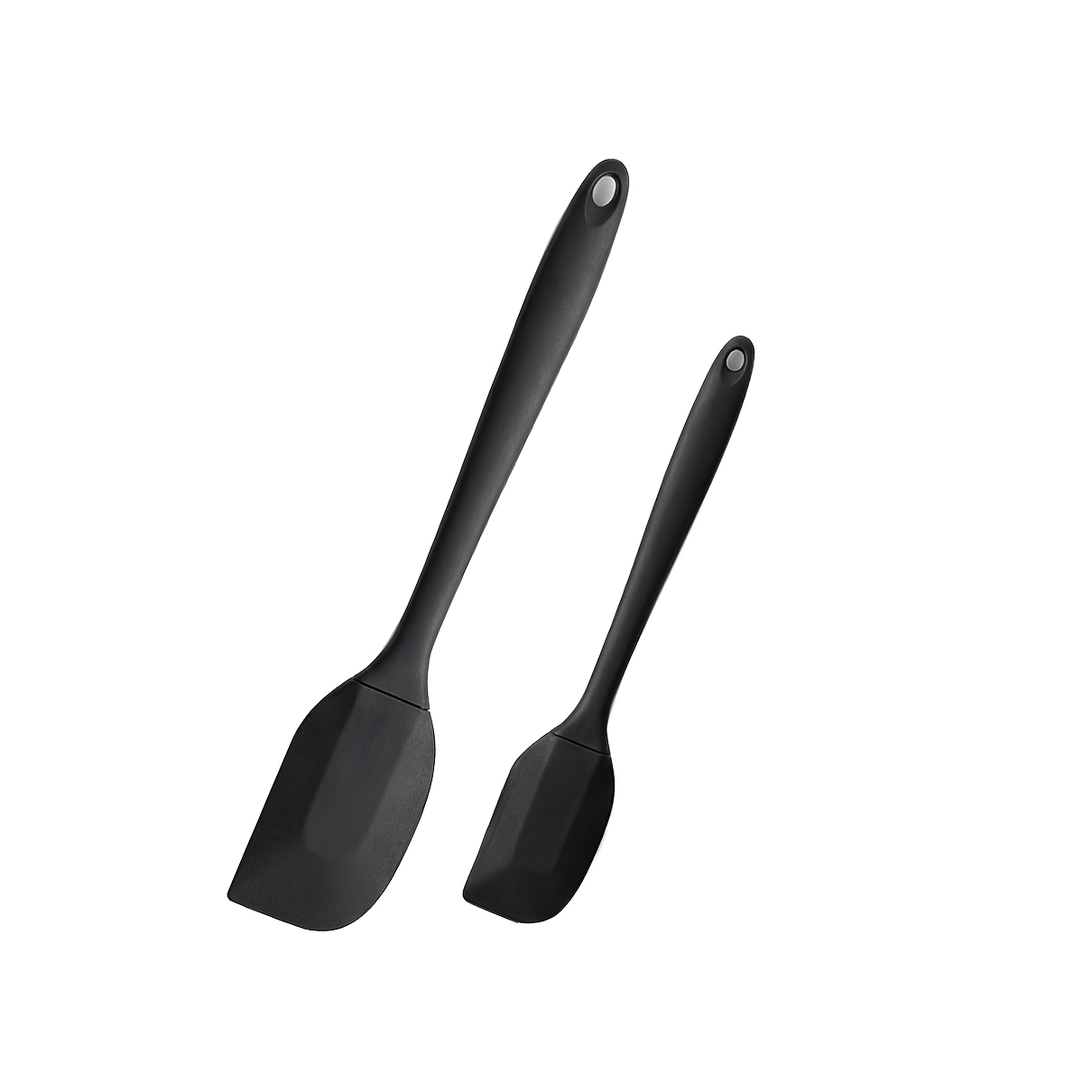2pcs Silicone Spatula Set, Suitable For Baking, Cooking, And Mixing - High-temperature Resistant Silicone Kitchen Spatula, Suitable For Cookware, Comfortable Grip