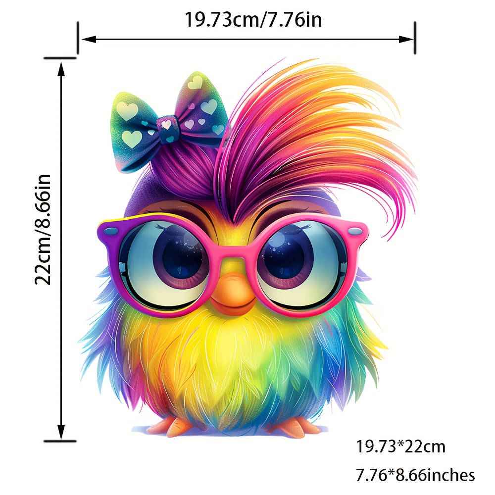 Fashion Gorgeous Birds, Fashion Heat Transfer Vinyl Patch, Diy Ironing Patch For Diyt T-shirts, Jeans, Coats, Backpacks, Hoodies, Hats And More.