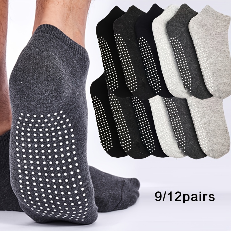 mens non skid socks sold on Temu United States