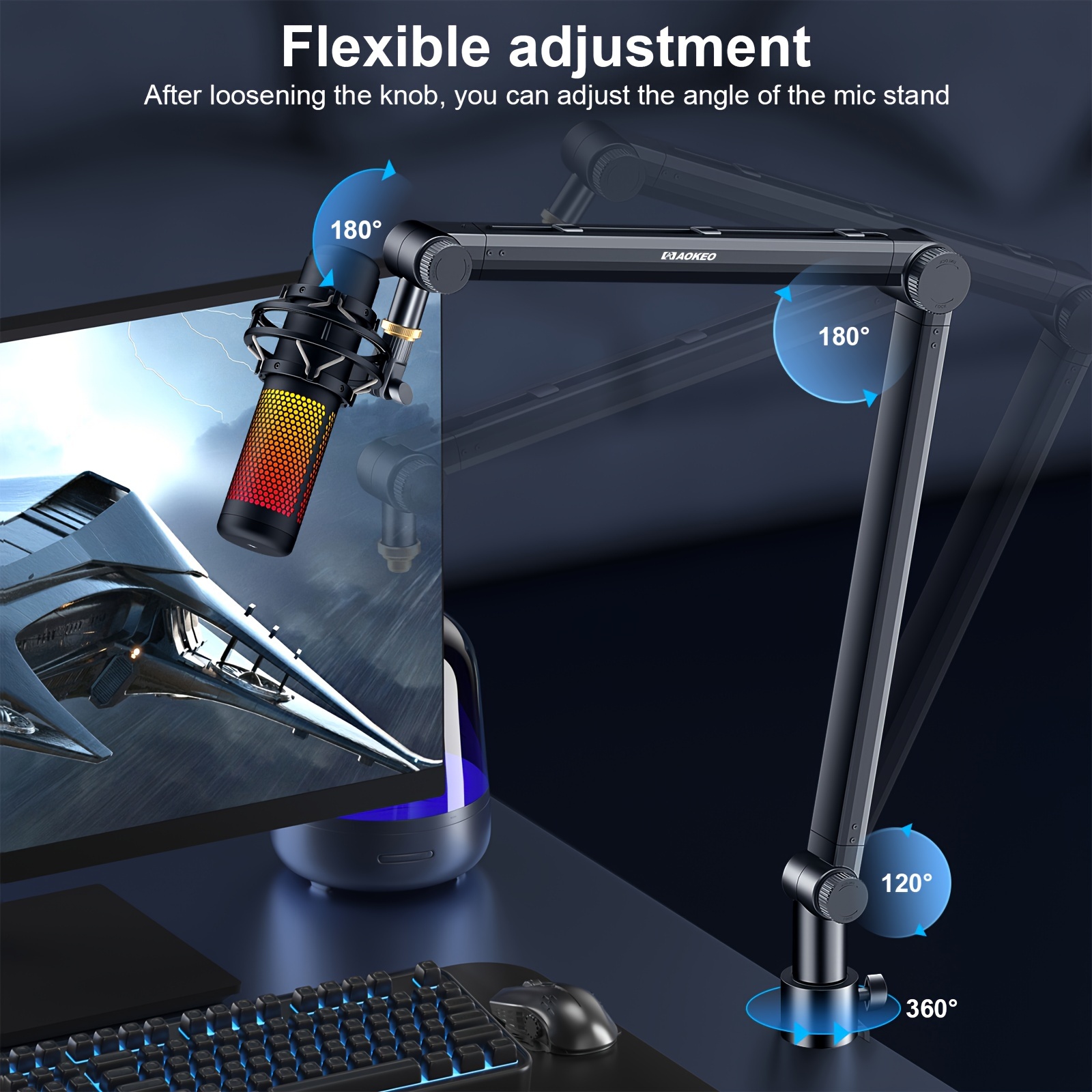 Soporte de Micrófono de Brazo