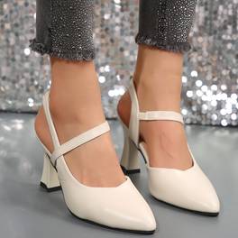 elastic band womens high heel fashion shoes 357 ladies shoes