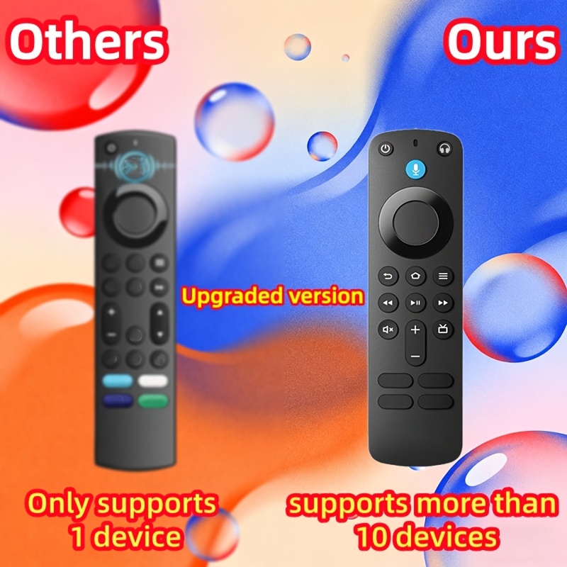 Temu – TEMU [2026 New Remote] Alexa Voice Remote, Supports , Smart Speakers, Projectors, Smart Home – Compatible With Fire Tv, Compact And , Fashionable