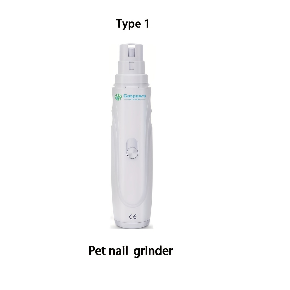 TEMU Pet Nail Grinder For Dogs Professional Dog Nail Trimmers 2- Paw Trimmer Electric Grooming Puppy Grooming Tool, Pet Care Accessory, Easytouse