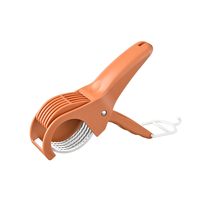 portable   fruit slicer banana slicer strawberry slicer kitchen vegetable carrot cutter essential kitchen gadget and tool suitable for home and restaurant use perfect gift