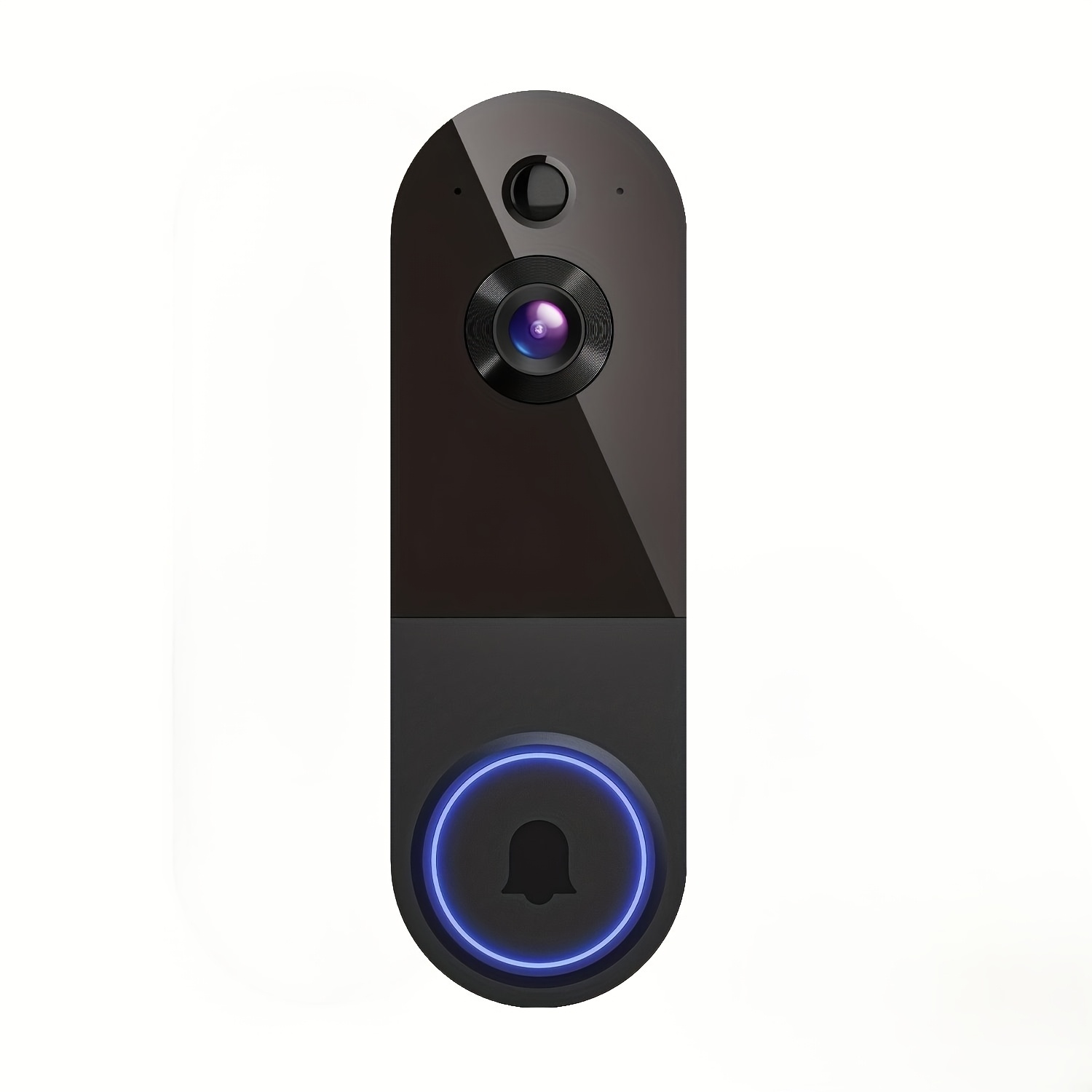 1024p Wireless Smart Doorbell Camera With Ai Human Detection & Night Vision - Featuring Instant Alerts, 2-way Talk, , Rechargeable Battery, Optional Cloud Storage, 2.4g Wi-fi Only