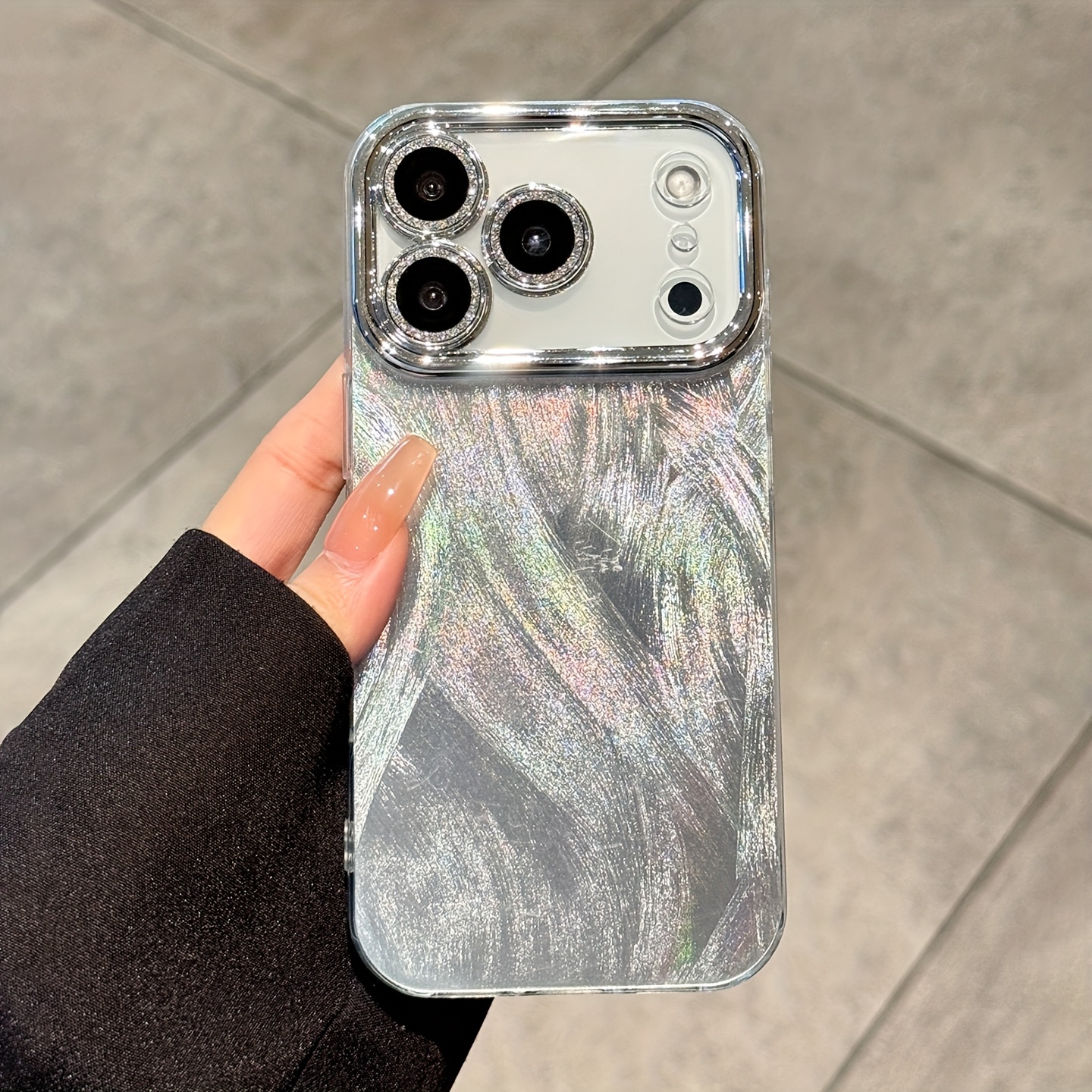 TEMU Funda para teléfono: Funda clásica y elegante de gasa de peso pluma prémium, una cubierta protectora a y duradera. Funda protectora estética de