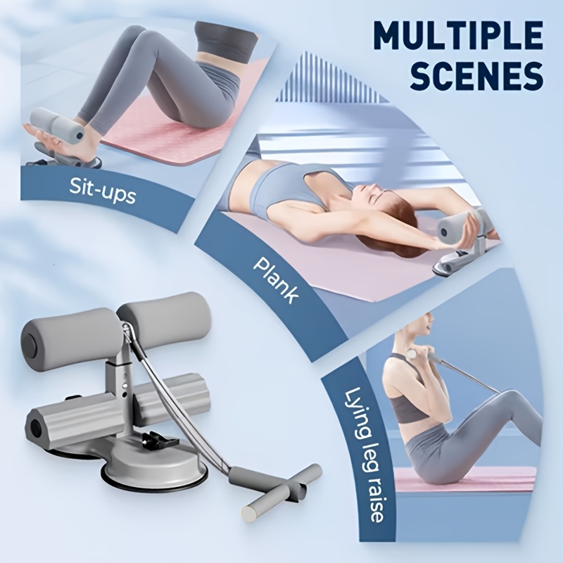 dispositivo de abdominales con   ajustable de tres velocidades, entrenador multifuncional de yoga   para el core, asistente de abdominales con    , para flexiones, entrenamiento de músculos abdominales, flexiones en  , entrenamiento en el gimnasio, fijador de pies Detalles del producto 2