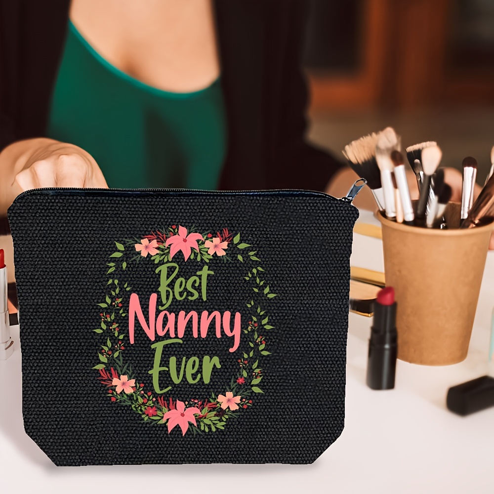 

1pc Nanny Makeup Bag Pouc For Women Sister Bag Camping Halloween Christmas Toiletry Cosmetic Bag 8.66x7 ,diy Crafts,beading ,beading&jewelry Making