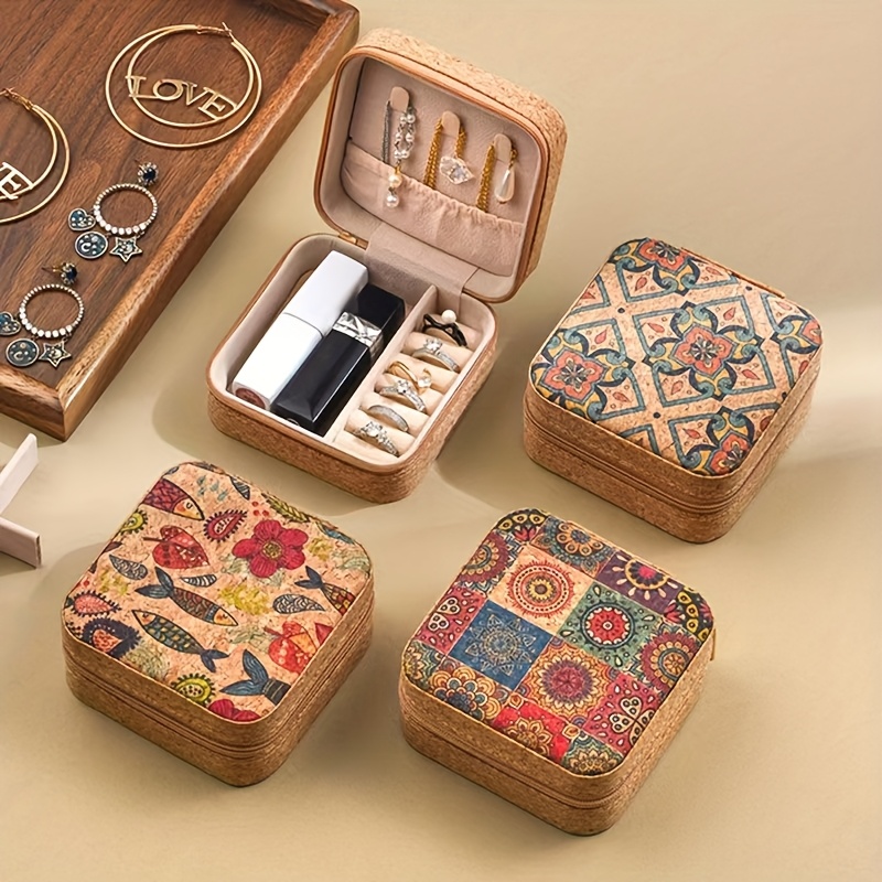 6pcs 12pcs 18pcs vintage jewelry storage box set suitable for necklaces rings bracelets travel and daily use jewelry boxes Product details 3