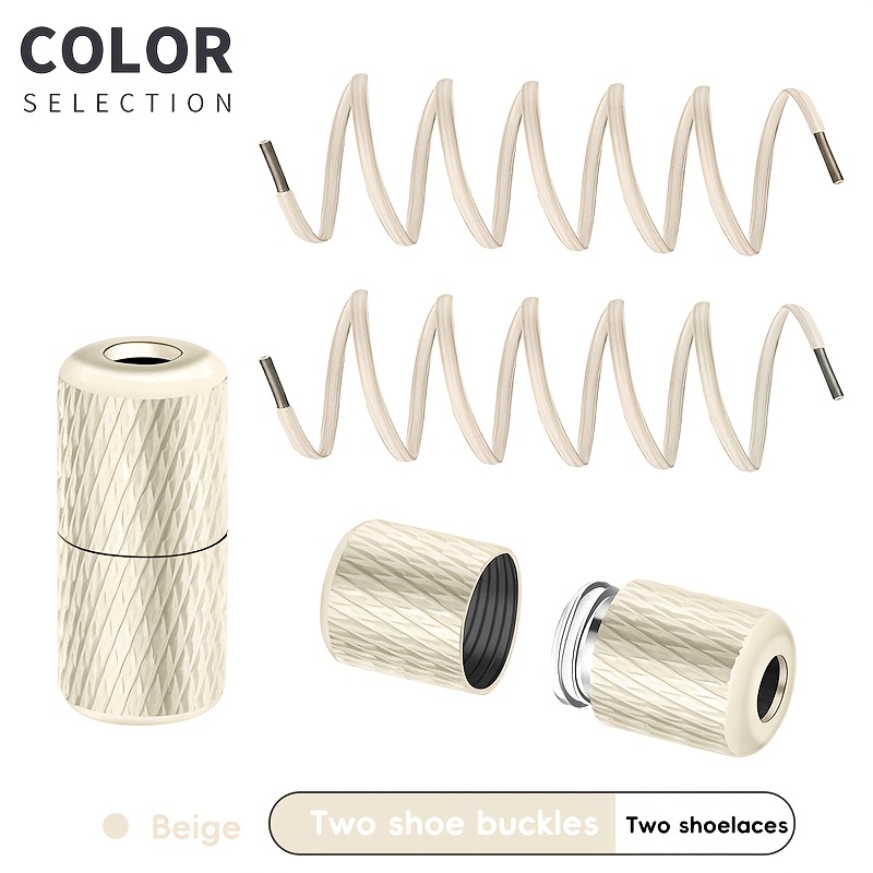 E-shop Faule Schnürsenkel, 4 Farben, Länge 1 Meter, elastisch, elastische halbrunde Schnürsenkel, knotenfreie Sneaker-Schnürsenkel mit festem Knopf
