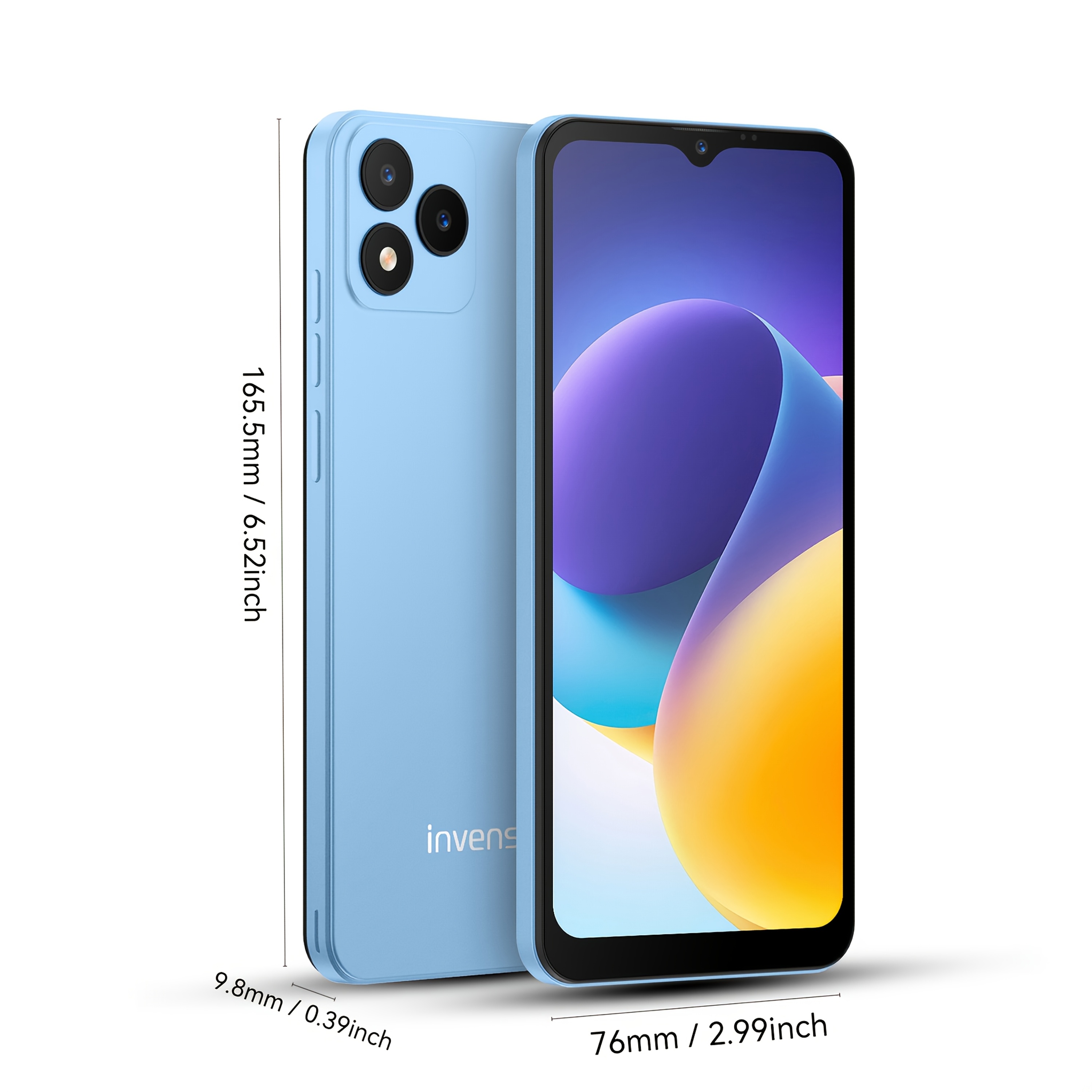 Invens-Note TK01 6.52 Inch Smartphone, 4G LTE with Octa-Core Android 12