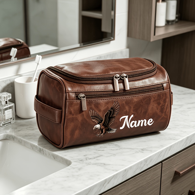 TEMU Customizable Name To Showcase And Taste. Made Of High-quality Pu Material Wear-resistant, Textured, Easy To Clean, And Durable. Features A