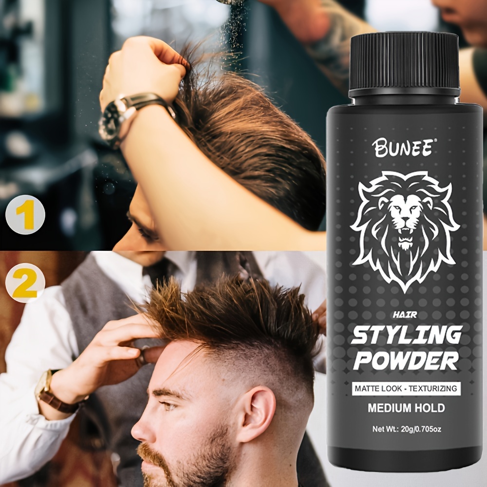 

Hair Styling Powder, Hair Shaping Fluffy Powder, Long Lasting Men's Hair Styling Powder