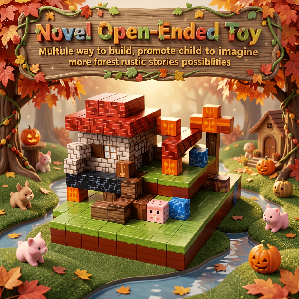 500pcs Random Color Magnetic Building Blocks for Spatial Logic