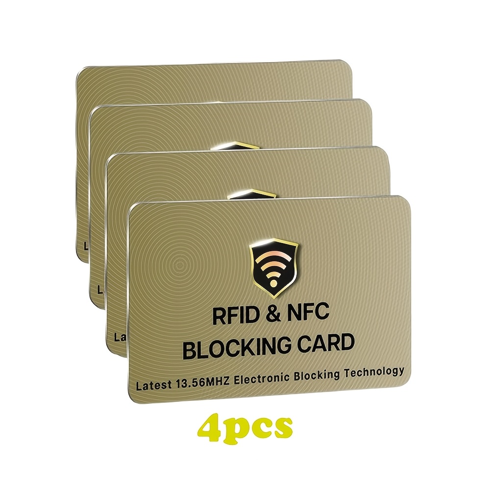 TEMU New Rfid Blocking Card, 10/4 Pack Fuss Protection For Entire , Credit Card Protector Nfc Bank Debit Blocker, Theft Prevention For Passport