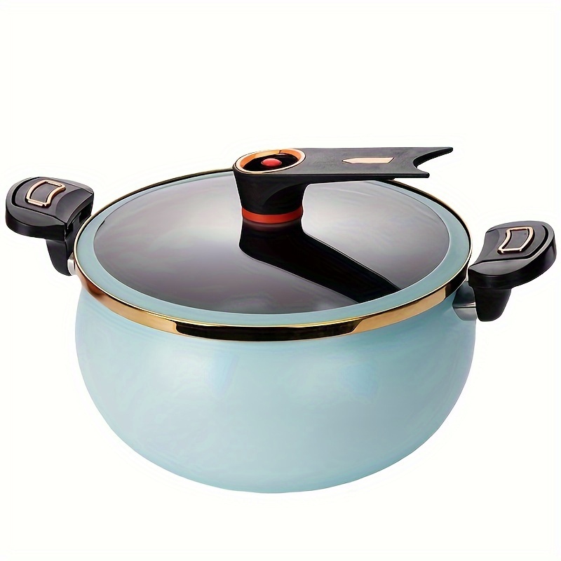 Image of 1pc Home 7l Large Capacity Multifunctional Soup Pot 26cm/10in , Boiling And -one Cooking Pot, Universal For Gas And Induction Cooktops