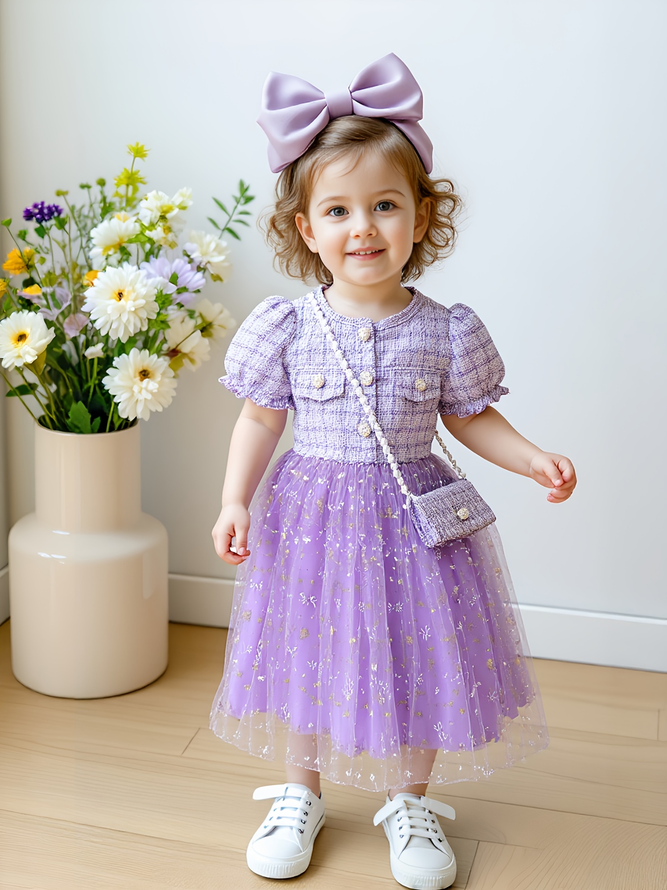 slim fit dress slacks Pastel Little Sister Bamboo Twirl Dress