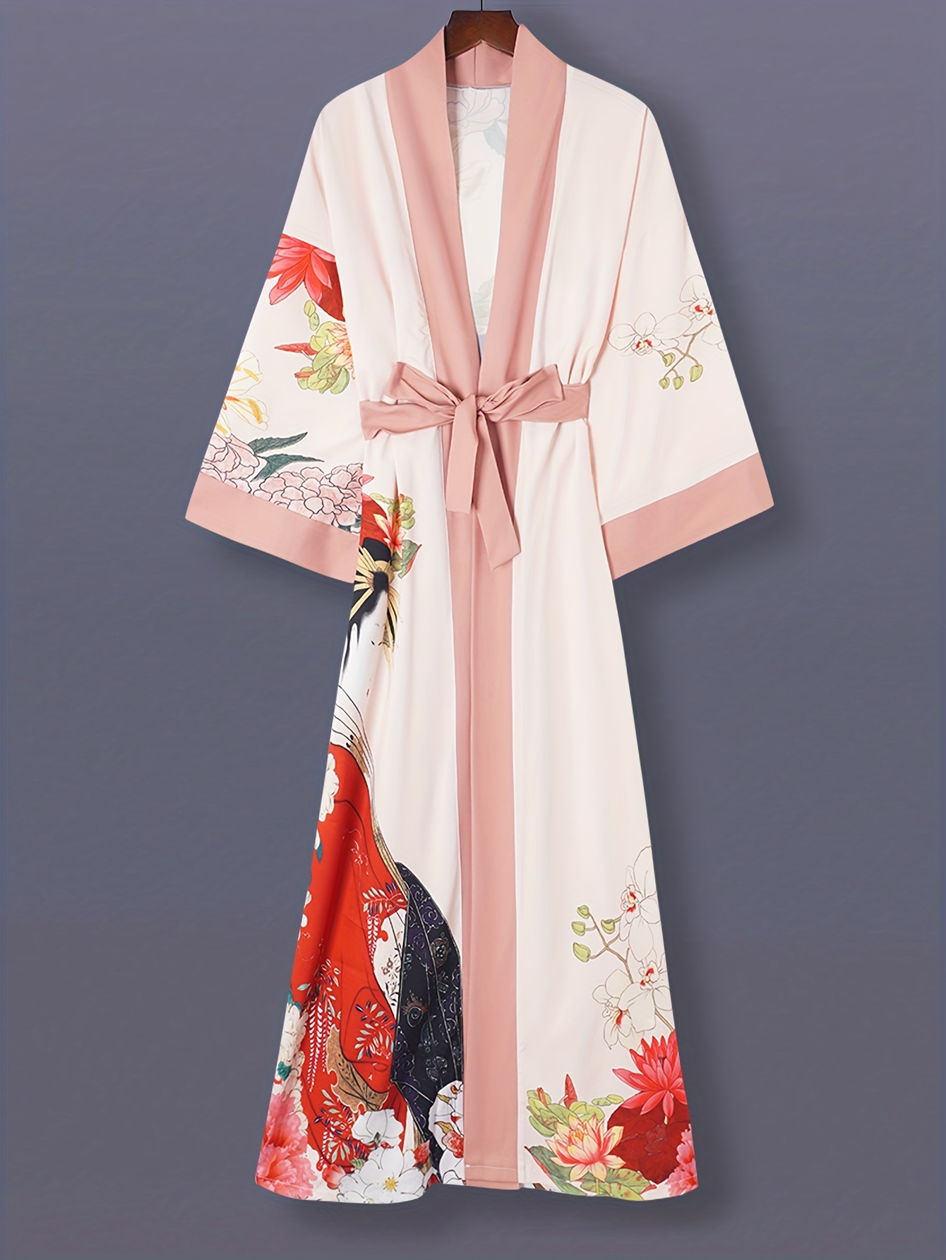 flare dress petite Deren Cotton Long Robe Kimono – The Loomia