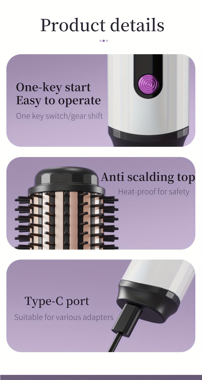 Nieuwe USB Oplaadbare Grensoverschrijdende 2-in-1 LCD Display Krultang en Stijltang, Dual-Use Draadloos Draagbaar Elektrisch Haarstyling Gereedschap voor Stijlen en Krullen