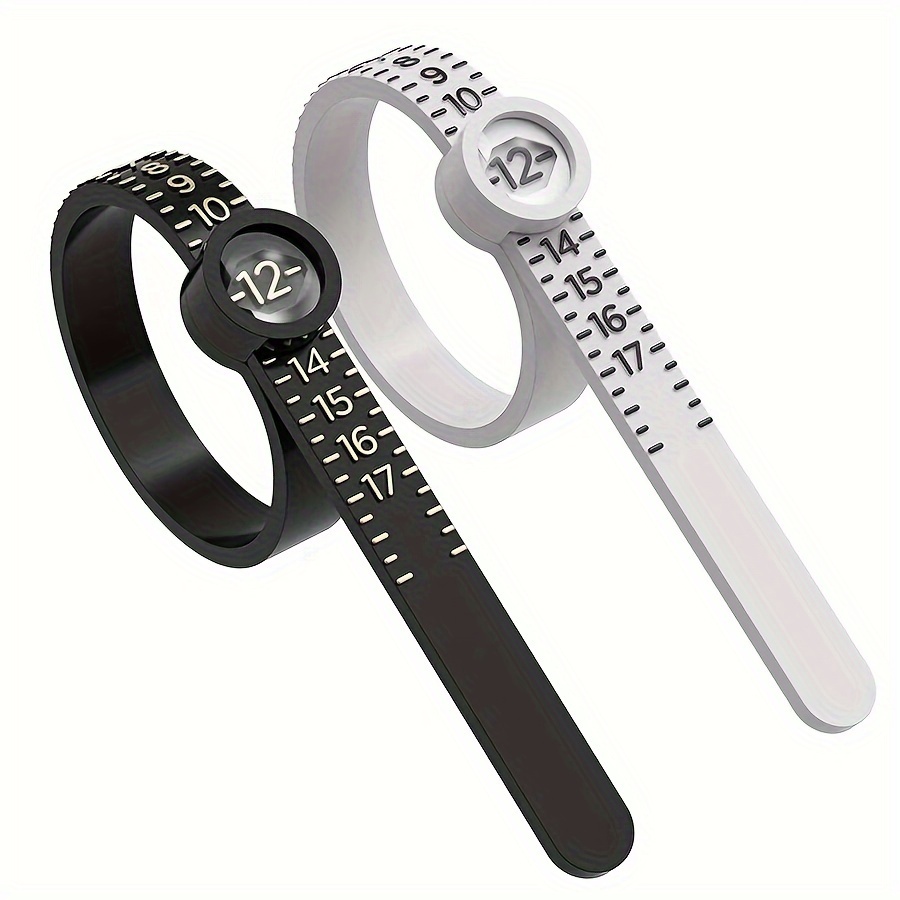 확대 렌즈가 있는 칼립어 링 사이저, 내구성이 뛰어난 pvc 측정 도구, 내장된 확대 렌즈가 있는 무전하 칼립어, 0.1 정확도로 링 사이징을 위한 정밀 칼립어