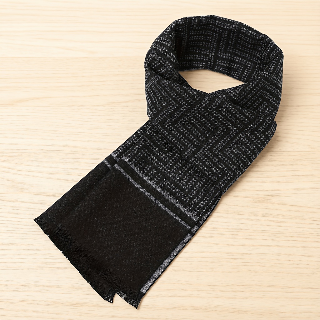Winter New European And Cold Resistant Warm Shawl Men's Scarf Men's Scarf