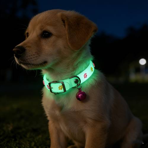 2pcs 1 collar 1 bell random color pet luminous collar night luminous collar luminous pet collar luminous collar with night safety anti lost collar suitable for small dogs and cats colors without battery