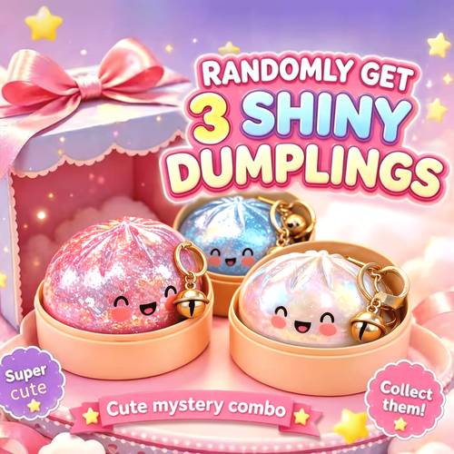 mysterious 3pcs cute bun ornament pendant a of different colors random color delivery fashion accessories womens clothing trends are bag key versatile decorative pendant