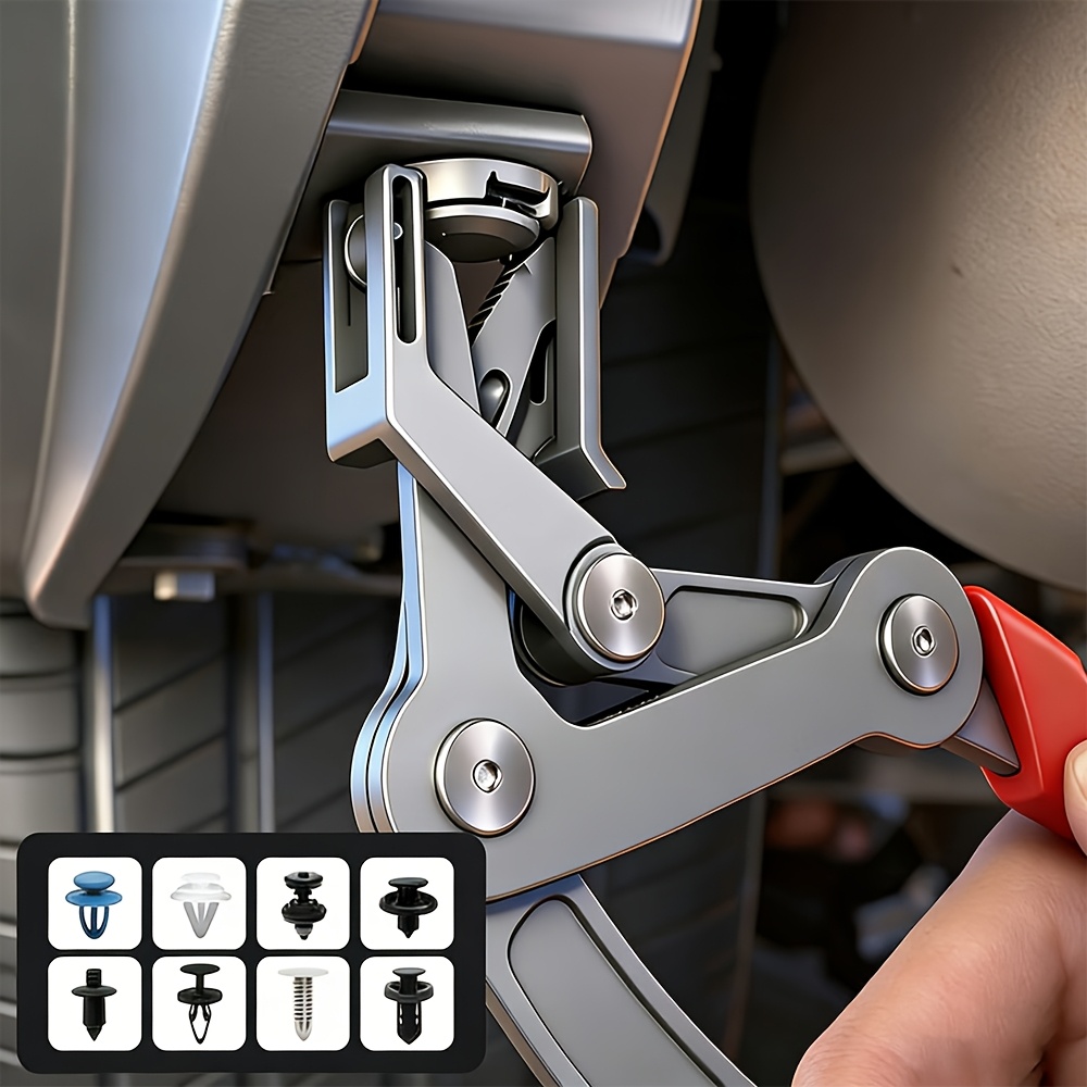 TEMU Pliers For Removing Plastic And Rubber Round-head Fasteners; Automotive Interior, Door Panel, Chassis, And Trunk Latch Removal Tool; Automotive