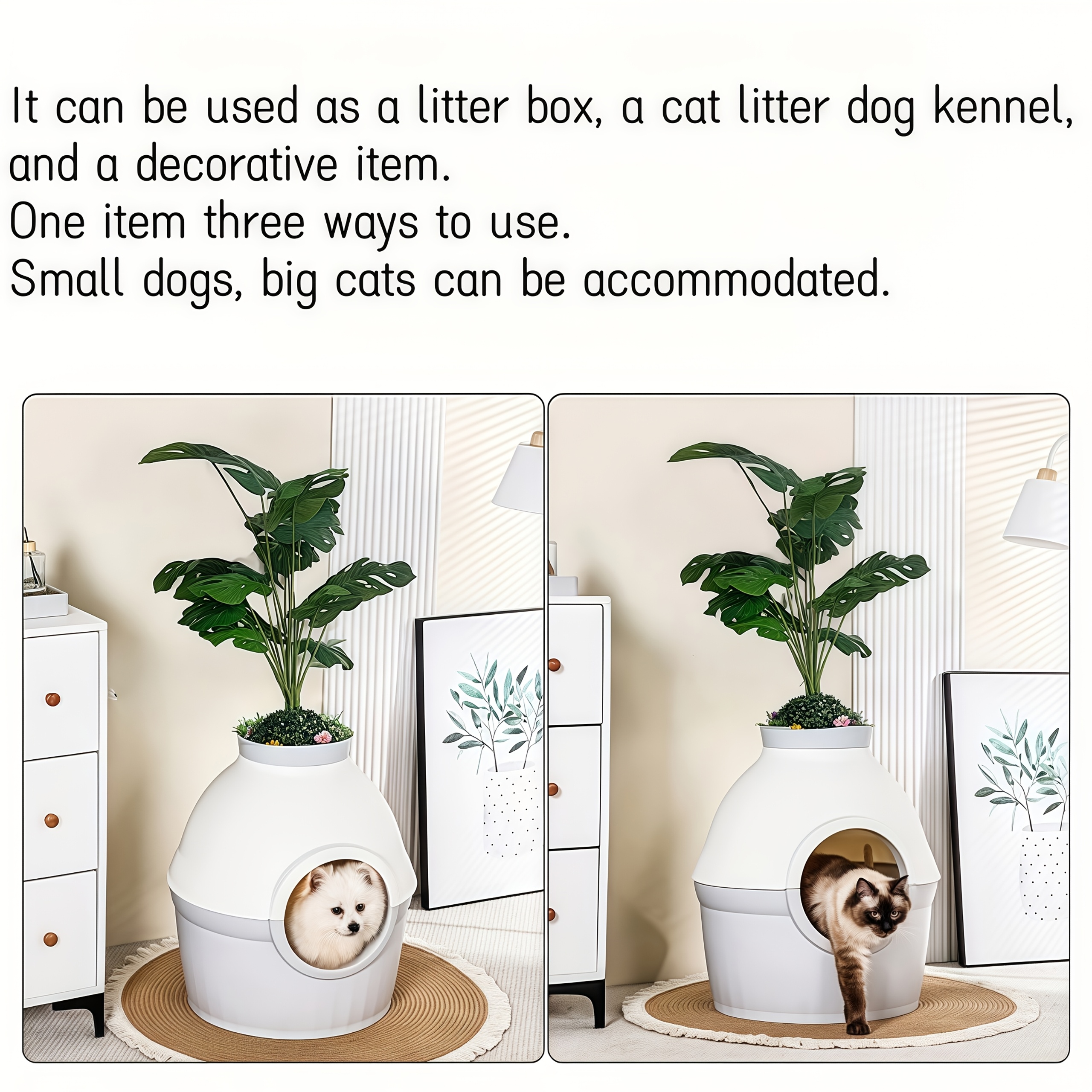 decorative cat litter box a hidden litter box artificial - Temu Spain
