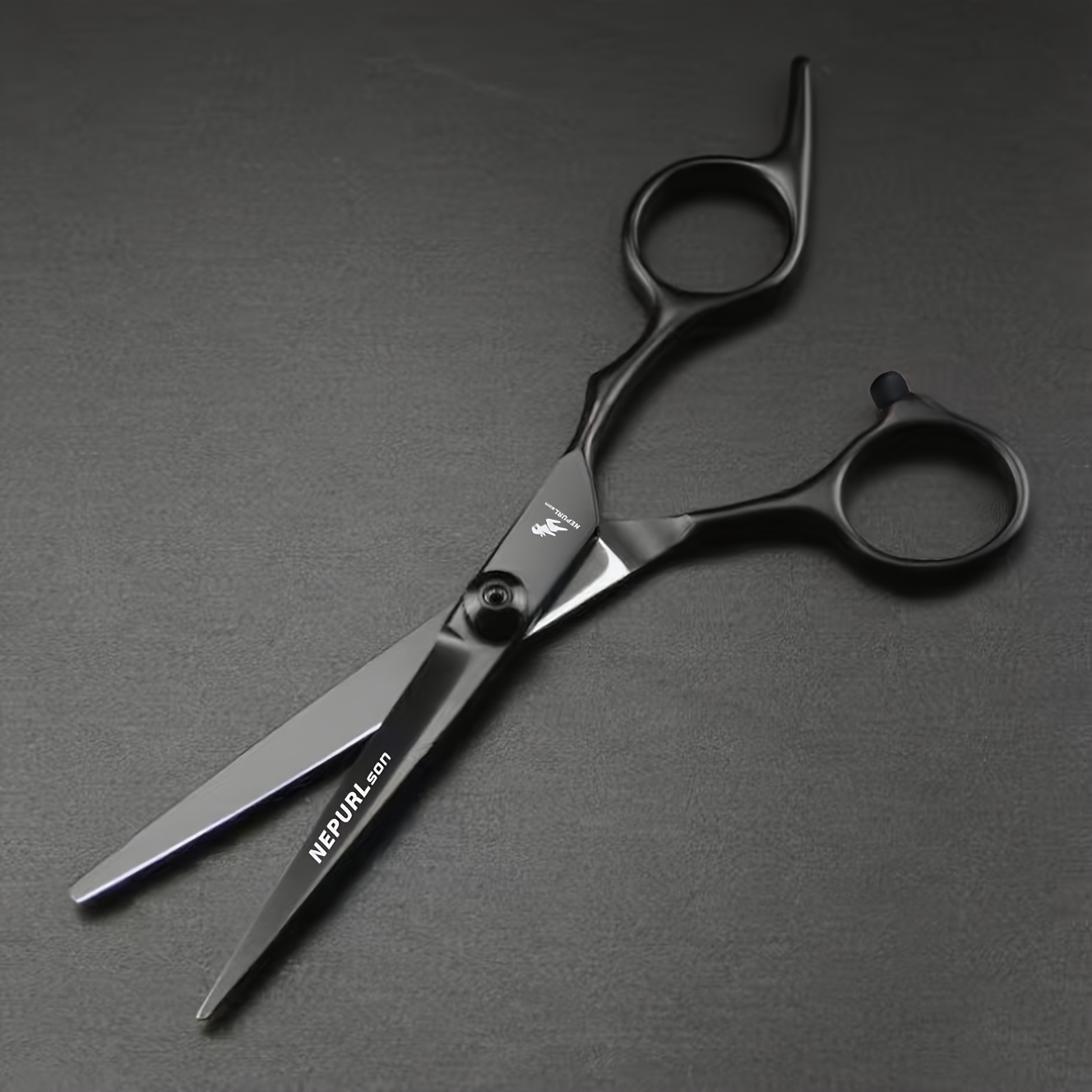 E-shop Professionelle 6,0-Zoll-Haarschere, Edelstahl-Schere mit Struktur, geeignet für Männer und Frauen, mit ergonomischen Griffen für präzises