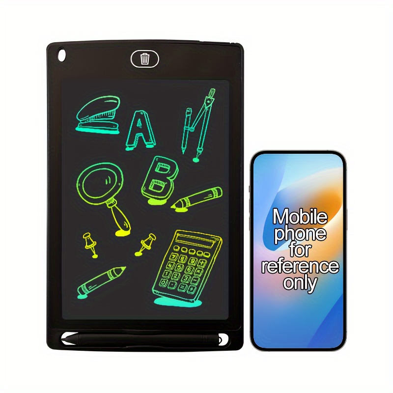 La tableta de escritura LCD está disponible en tamaños de 6.5, 8.5, 12 y 40.64 cm, atendiendo a diversas necesidades. Permite borrar fácilmente con un clic los garabatos, lo que permite la creatividad en el dibujo, cálculos, notas y borradores. - Imagen 11