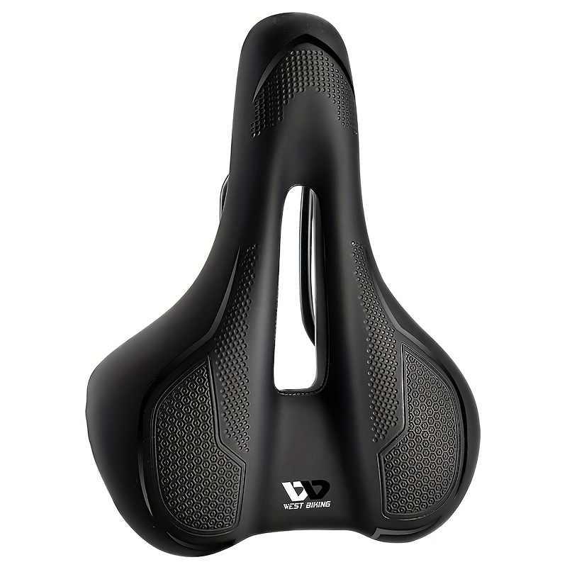 Image of West Biking Comfortable Bike Seat Cushion Unisex Bicycle Seat Cushion With Dual Shock Absorbing Fit For Indoor Outdoor Bicycles Biking Accessory Breathable Design