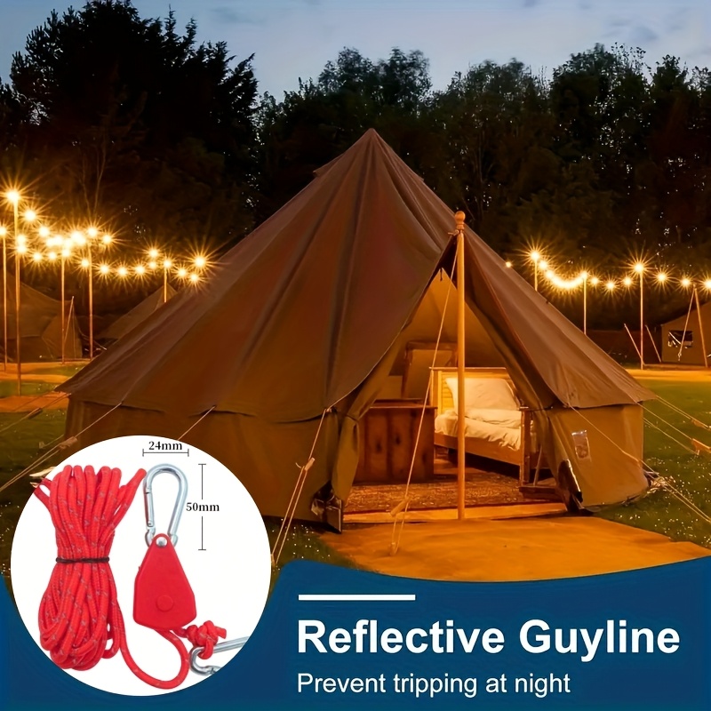 12pcs tent wind rope spring tensioners adjustable Temu Ireland