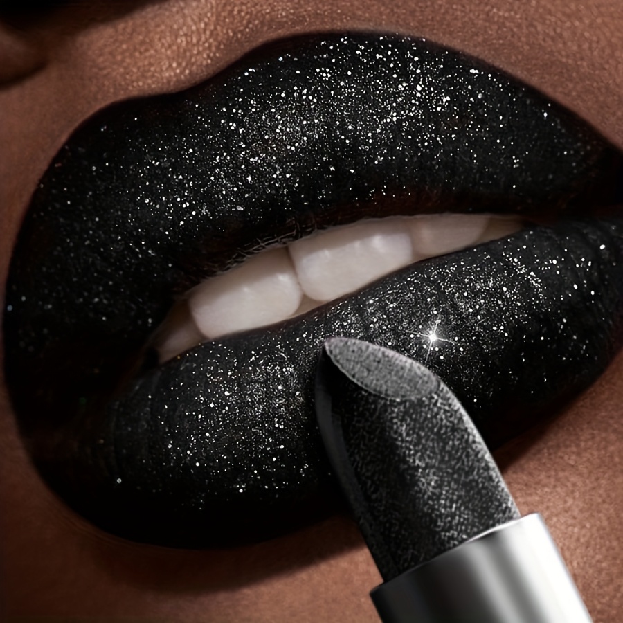 Lipstick, Waterproof, Not Sticky, Color, Long-lasting Makeup, Pearlescent, Sparkle, , Suitable For Beginners, Lip Gloss, Halloween, Halloween Makeup
