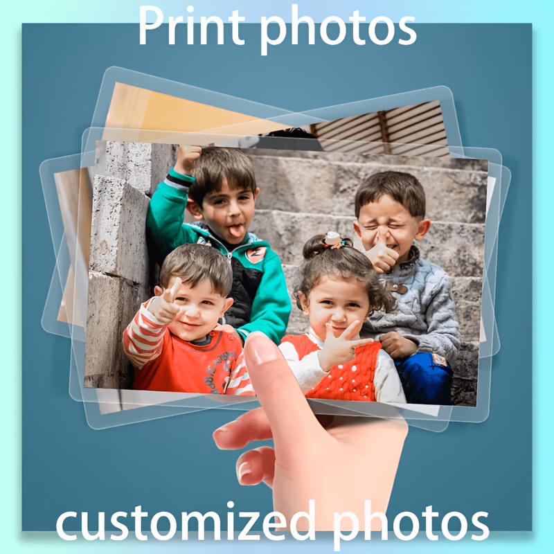 TEMU Print 10 Photos With Lamination For Dust And Moisture Protection. Custom Photo Printing In 3/4/5/6/7-inch Sizes. Family And Growth Memories,