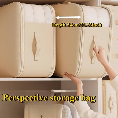 compression bags for clothing and quilts large capacity portable foldable durable nylon material up to 50 space ideal for closet organization and under bed storage holds down jackets quilts and sofa cushions 4 styles