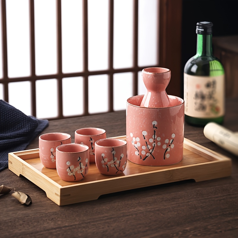 陶器日本酒 陶器 酒瓶 赤い陶器の急須 片口 杯 日本酒 酒器 赤い陶器の