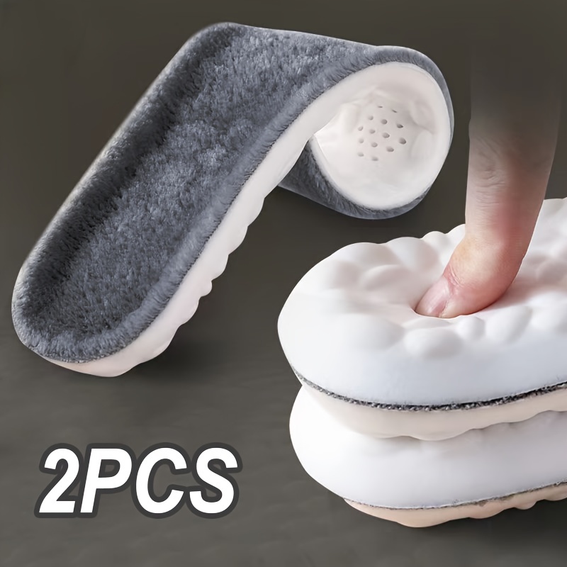 

2pcs Of Thickened Insoles, And Comfortable, -regulating, , Moisture-absorbing For And Shoes.