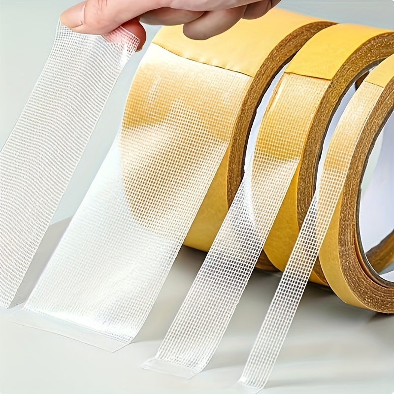 

Extra Strong Waterproof Double-sided Tape - High , Traceless Adhesive For Carpets, Leather, Walls & Floors - Easy , Multi-surface Compatibility