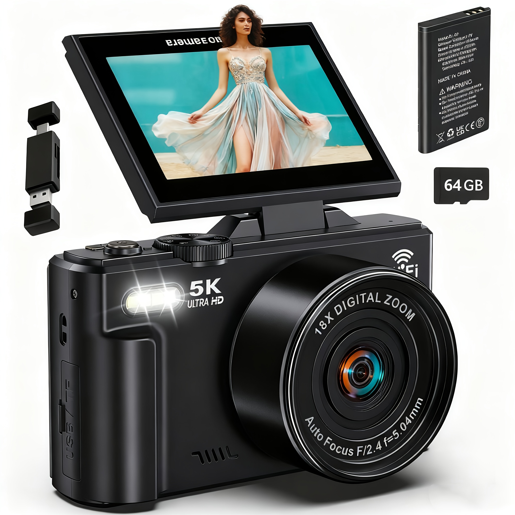 cámaras vlogging sin espejo fotografía mejor cámara Temu