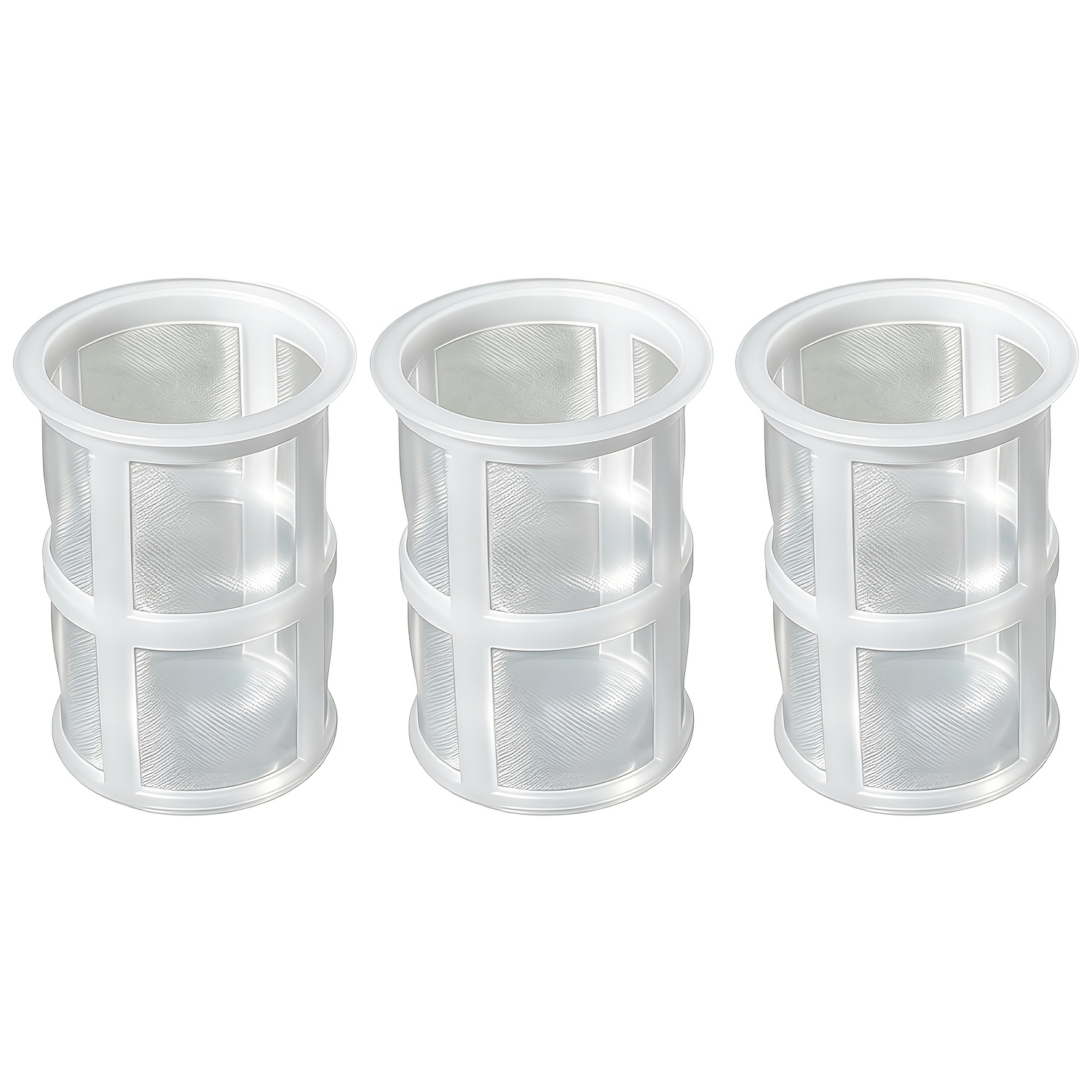 TEMU 3pcs Universal Filter Screen Cover, Dustproof Protective Mesh Cover. Fine Mesh Design Blocks Impurities, Durable Wearable Material, , Practical