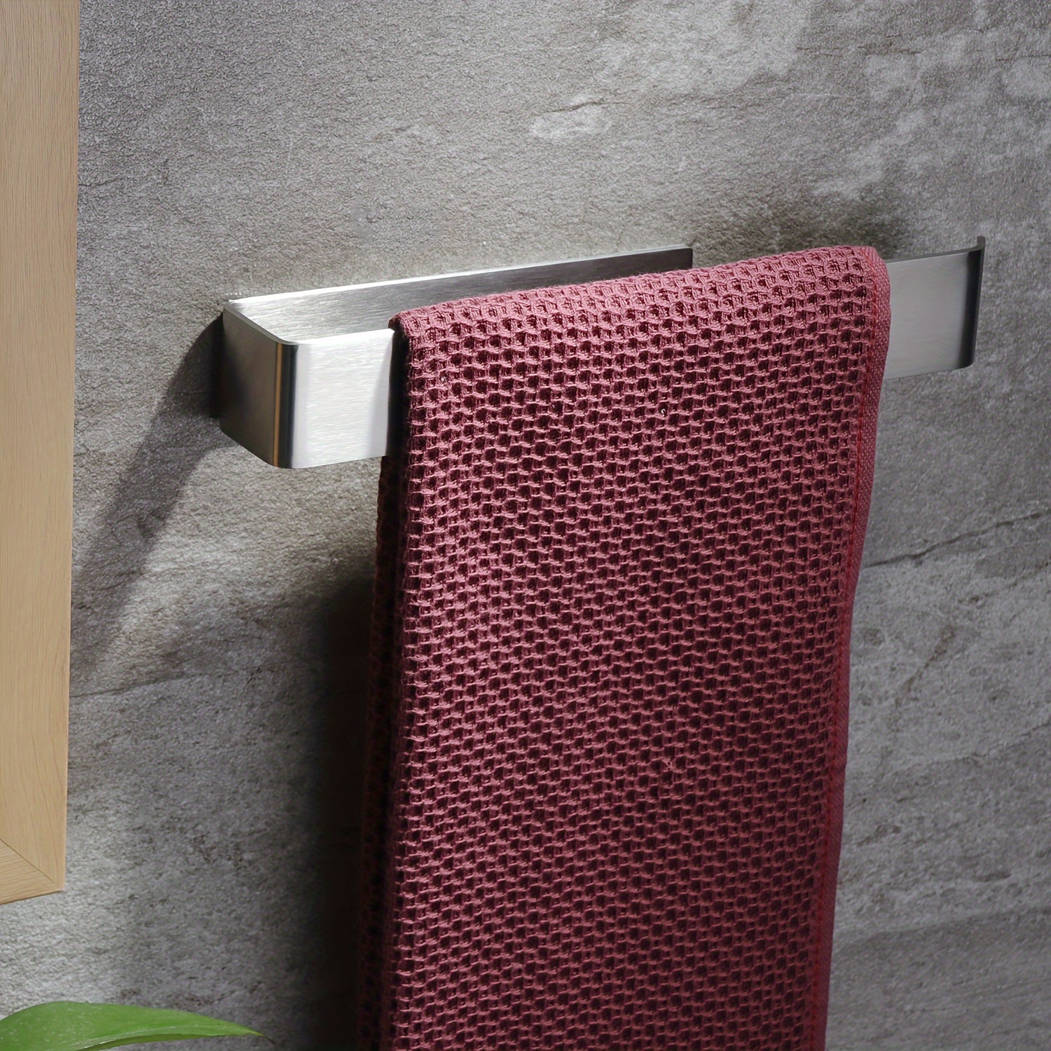 

de 1 -serviettes contemporain, en inoxydable salle de , antirouille, installation perçage, accessoire de décoration des fêtes